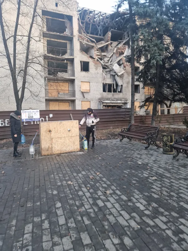 Devastating war leaves ukrainians without water