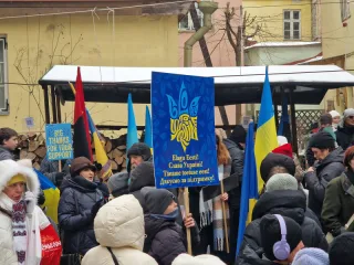 Ukrainian march in Tallinn