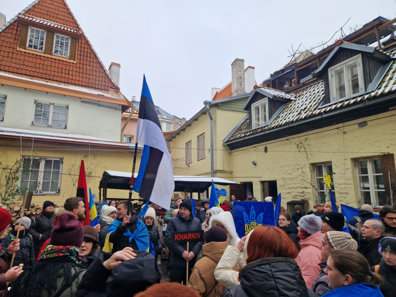 Ukrainian march in Tallinn