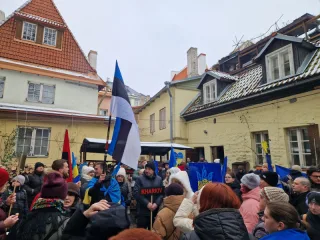 Ukrainian march in Tallinn