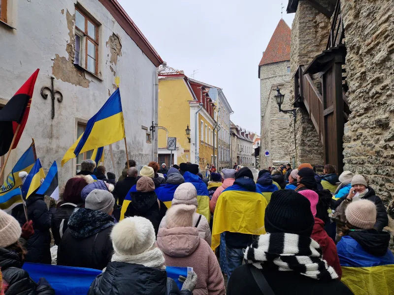 Ukrainian march in Tallinn