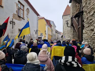 Ukrainian march in Tallinn