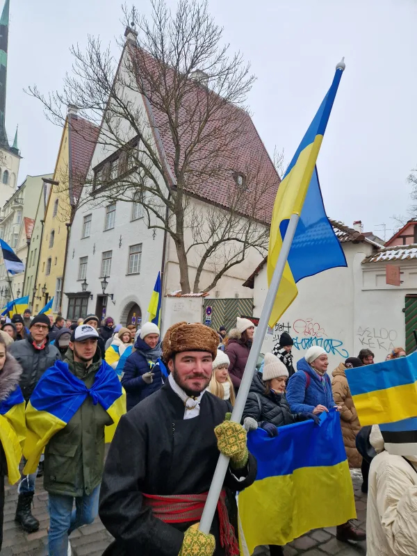 Ukrainian march in Tallinn