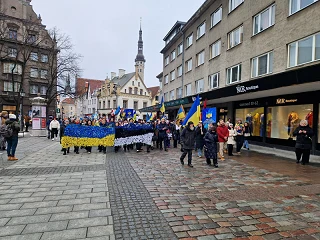Ukrainian march in Tallinn
