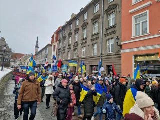 Ukrainian march in Tallinn
