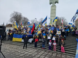 Ukrainian march in Tallinn