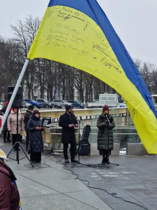 Ukrainian march in Tallinn