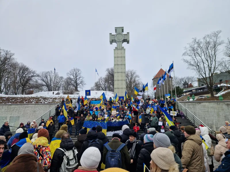 Ukrainian march in Tallinn