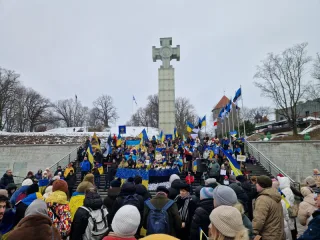 Ukrainian march in Tallinn