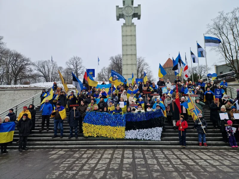 Ukrainian march in Tallinn