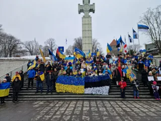 Ukrainian march in Tallinn