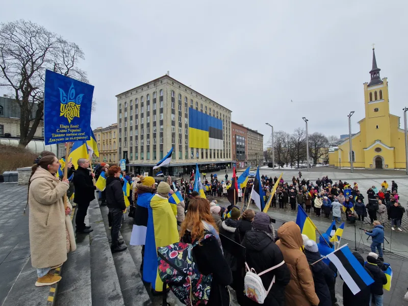 Ukrainian march in Tallinn