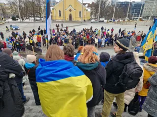 Ukrainian march in Tallinn