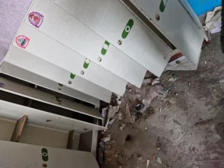 Ukraine kindergarten bombed down by russians