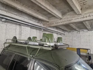 Garage for military vehicles needs help