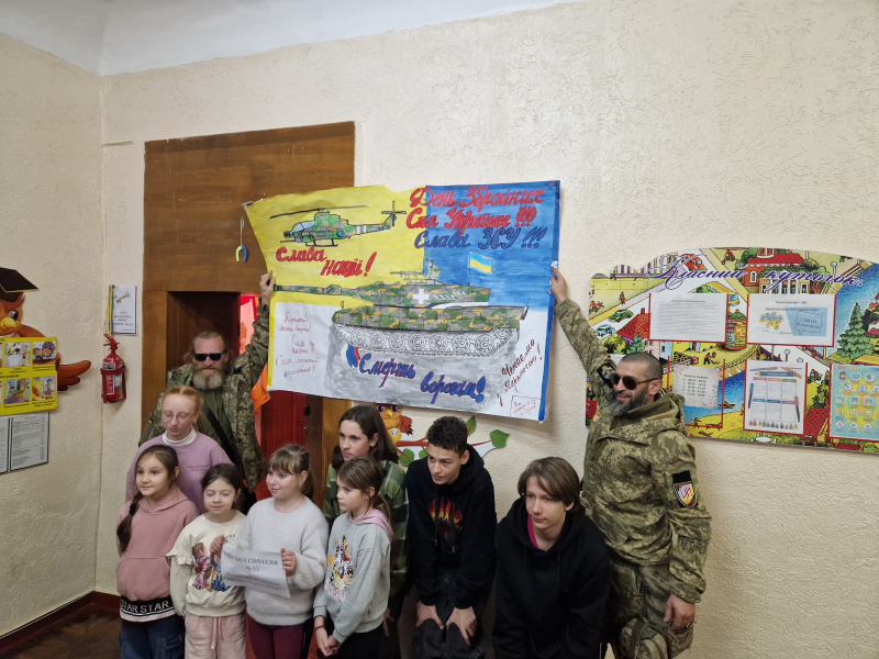 We visited Odessa schoolchildren