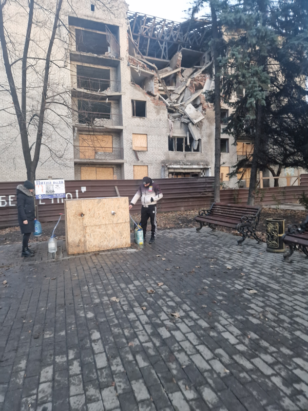 Devastating war leaves ukrainians without water