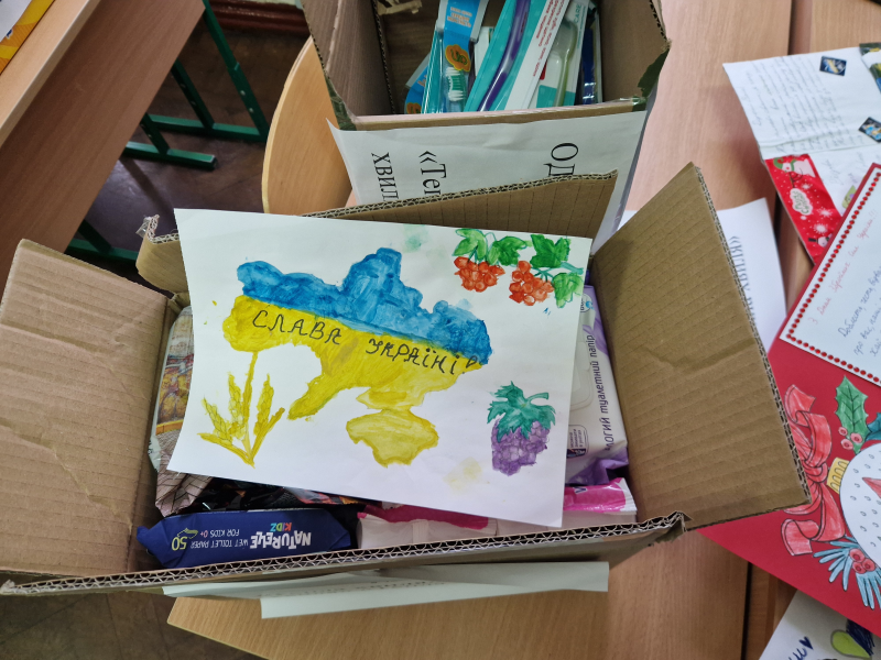 We visited Odessa schoolchildren