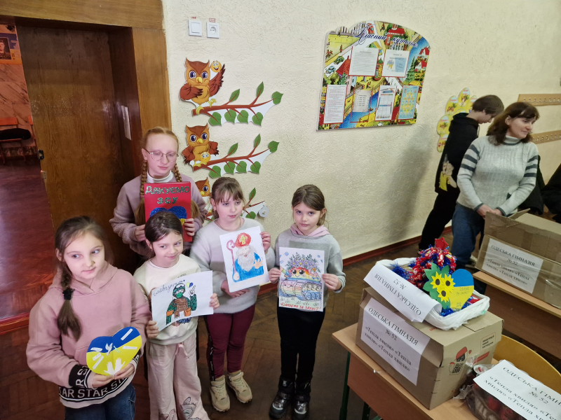 We visited Odessa schoolchildren