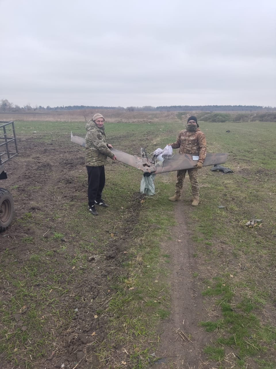 Ukraine troops shoot down russian drone