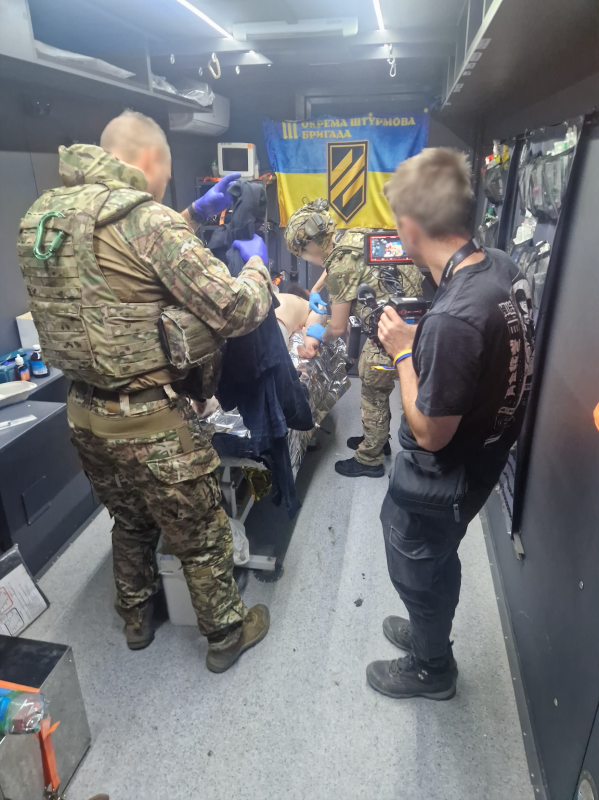 Underground hospital on Ukraine frontline