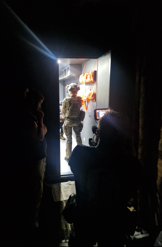 Underground hospital on Ukraine frontline
